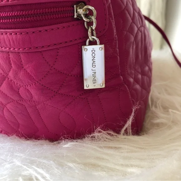 Donald Pliner Quilted Leather Handbag - Picture 10 of 15